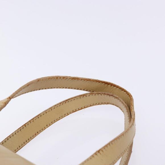 CELINE Hand Bag Leather Beige Gold - Picture 8 of 12